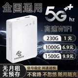 本腾（云南可用）2025新款随身WiFi无月租不用预存移动免插卡无线WiFi充电宝路由器无线网卡 白色三网通-送1500G试用流量
