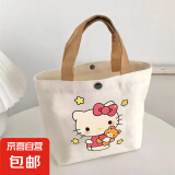 【爆卖100W 】帆布包女学生便携上班手提袋手提包便当帆布袋 可爱猫咪1个装
