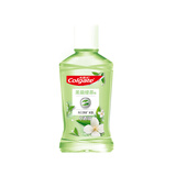 高露洁（Colgate）牙刷套装清洁牙渍儿童软毛家庭装组合 茉莉绿茶漱口水 1支 100Ml