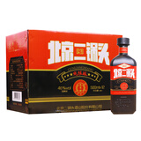 永丰牌北京二锅头 粮食白酒整箱 清香型白酒 方瓶整箱装 节日礼品 46度 500mL 12瓶 纯粮酿黑
