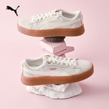 彪马（PUMA）【厚底鞋】复古增高松糕鞋女低帮休闲鞋 PLATFORM 366928 米白色-金色-04 37