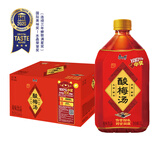 康师傅酸梅汤 果味饮品清爽解腻 饮料整箱装1L*12瓶 