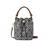 汤丽柏琦（Tory Burch）tb女包Tmonogram tb水桶包迷你提花斜挎包礼物新款