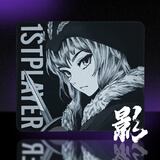 首席玩家（1st player）双子星专业电竞鼠标垫FPS打瓦低敏二次元桌垫超大 影 350x300mm