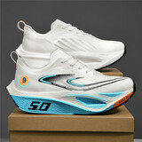 李宁新潮赤兔9pro碳板跑鞋学生飞电5c减震运动男鞋体考训练防滑跑步鞋8pro 赤兔9pro竞速白-超临界科技爆米 39