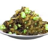 沈万三 周庄特产 毛豆菜苋阿婆菜苋咸菜爽口菜腌菜下饭菜 毛豆菜125克5包