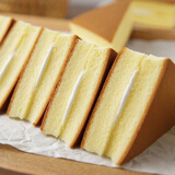 新食道三明治蛋糕胖东徕奶油夹心面包学生营养早餐办公室休闲带餐食品 松软三明治蛋糕【奶油夹心10包】