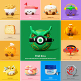 童可新适用OPPO Enco Air4Pro保护套oppoencoair4耳机壳R3Pro充电仓耳机套幽灵小鬼硅胶软壳 【裂空座】+挂钩 OPPO Enco Air4/4 Pro(通用)