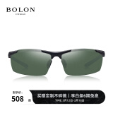 暴龙（BOLON）太阳镜男偏光镜墨镜开车驾驶镜太阳眼镜骑行镜飞行员BL2282 A09 镜框黑色/镜片绿片