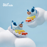 361°童鞋 儿童学步鞋25夏季男女童软弹毛毛虫鞋运动宝宝鞋 蓝25