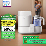 新安怡（AVENT）飞利浦 奶瓶杀菌蒸汽婴儿消毒器柜锅调奶器暖奶器 温奶器带烘干