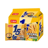 今麦郎方便面泡面袋装 1.5倍速食宵夜番茄鸡蛋味 五连包