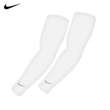 耐克（NIKE）护臂防晒抗紫外线薄款袖臂套透气骑行训练跑步白色NRS66107L/XL码
