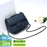viney牛皮包包女包品牌链条包轻奢单肩斜挎包生日礼物高端送女友老婆
