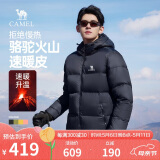 骆驼火山羽绒服1.0男士鸭绒加厚防寒面包服潮款冬季外套M13CR07089