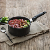 美亚（MEYER）汤锅酷乐单柄奶锅婴儿宝宝热牛奶辅食燃气泡方便面小汤米糊 奶锅（洗碗机可用） 18cm 1.9L