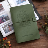 嘉然恒 拍立得活页本相册本纪念册影集家庭照片书儿童成长记录册宝宝diy相册定制情侣旅行记录-沉香绿