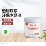 嘉宝莉（CARPOLY）水性木器漆油漆家具改色漆翻新漆地板木器修补入户门改色修复木门 透明底漆【防潮/封闭基材】 0.5kg 约刷2.5平米（送工具）