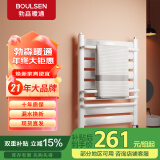 勃森散热器（BOULSEN）卫生间小背篓暖气片钢制家用水暖600*400中亮白色