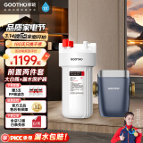 GOOTHO大白瓶前置过滤器 全屋家用自来水过滤净水器大通量大蓝瓶中央过滤通用滤芯除余氯阻垢 全屋防护两件套