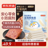 小黑猪午餐肉8片+鳕鱼肠21根儿童零食组合装