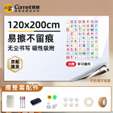 科密120x200cm软白板墙贴不伤墙可移除磁性小白板办公写字板挂式磁力黑板家用可擦儿童涂鸦墙纸R120200