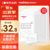 维德（WELLDAY）一次性医用外科口罩A1型耳挂式（无菌）中号每10只独立包装*20