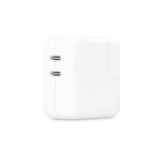 Apple/苹果 35W双USB-C接口充电器-竖向苹果充电头双口充电器原装充电器快充头适用iPhone/iPad/AirPods