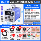 兰博（Redbo） 无气二保焊机一体机不用气电焊机家用小型220v三用315双电压 250三用3米枪4斤焊丝 工具箱套