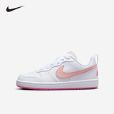 NIKE 耐克男女休闲板鞋COURT BOROUGH儿童运动鞋时尚小白鞋青少年大童