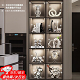 轻奢现代电视柜酒柜装饰品摆件套装客厅餐边柜工艺品摆设高档大气 高端大气酒柜装饰品摆件20件套