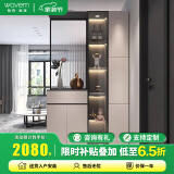 唯有唯美玄关柜入户鞋柜一体隔断双面客厅屏风现代简约正对门玻璃隔断柜 洛克10