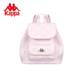Kappa卡帕 新款通勤双肩包迷你百搭潮流背包高颜值书包七夕情人节礼物 桃桃粉满印