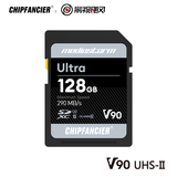CHIPFANCIER&影视飓风联名 V90 UHS-II SD高速存储卡 SLC 单反相机内存卡 兼容 A7C II2 A7CR UltraI 一代 128GB 存储卡