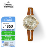 薇薇安·威斯特伍德（Vivienne Westwood）西太后手表女士皮带腕表女生日520情人节送礼物女送女生V168GYTN