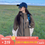 骆驼【三防】女装冲锋衣外套年夏季新款男女拼色防水防风夹克