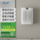 施诺格E201壁挂式空气净化器除甲醛除烟味过滤家用除灰尘新风机除雾霾粉尘小型正负离子消毒机 宠物吸毛 E201壁挂式空气净化器