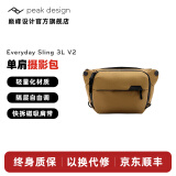 巅峰设计Peak Design 单肩相机包 Everyday Sling V2 每日随行二代 微单无反数码拍立得 pd单肩摄影包 腰包 二代 3L棕黄色-JD快递
