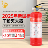 神龙25年新国标干粉灭火器2kg 商用物业车载家用消防器材 MF/ABCE2