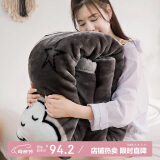 南极人毛毯 加厚拉舍尔毛毯 秋冬厚毯子空调毯冬季盖毯 150*200cm