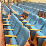 阶梯连排礼堂椅电影剧院会议室学术报告厅带写字板可折叠座椅定制 客户专拍定做