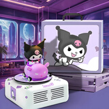 六月有约库洛米正版摆件蓝牙音箱无线小女孩生日礼物女生10岁12高级感唱片机桌面六一儿童节毕业成人礼 库洛米A+黑胶蓝牙音响【礼袋】