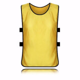 谛汐对抗服号码背心篮球坎肩足球训练团建分队布分组衣服团队拓展马甲 黄色 均码