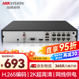 HIKVISION海康威视网络监控硬盘录像机8路高清主机手机远程高性能监控主机DS-7808N-Q1/8P