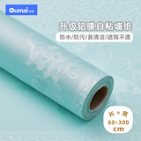 欧唛墙纸自粘加厚卧室墙贴防水儿童房宿舍寝室装饰翻新贴 蔓藤蓝色3米