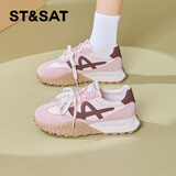 星期六加绒德训鞋女2025新款冬保暖防滑棉鞋厚底增高百搭阿甘休闲运动鞋