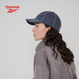Reebok锐步复古摩登牛仔帽男女同款立体裁剪显脸小遮阳防晒可调节透气