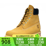 添柏岚（Timberland）经典6寸男女同款大黄靴环保户外防水真皮 10061W-小麦色 41