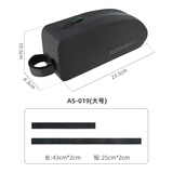 洛克兄弟（ROCKBROS）自行车包上管车头包公路车前梁包山地骑行包防水鞍包配件 黑色（大号） 单拉链款 全防水
