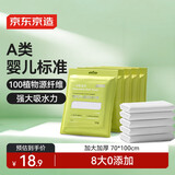 京东京造一次性浴巾毛巾加厚100g/㎡珍珠纹5包装 旅行酒店便携旅游家用